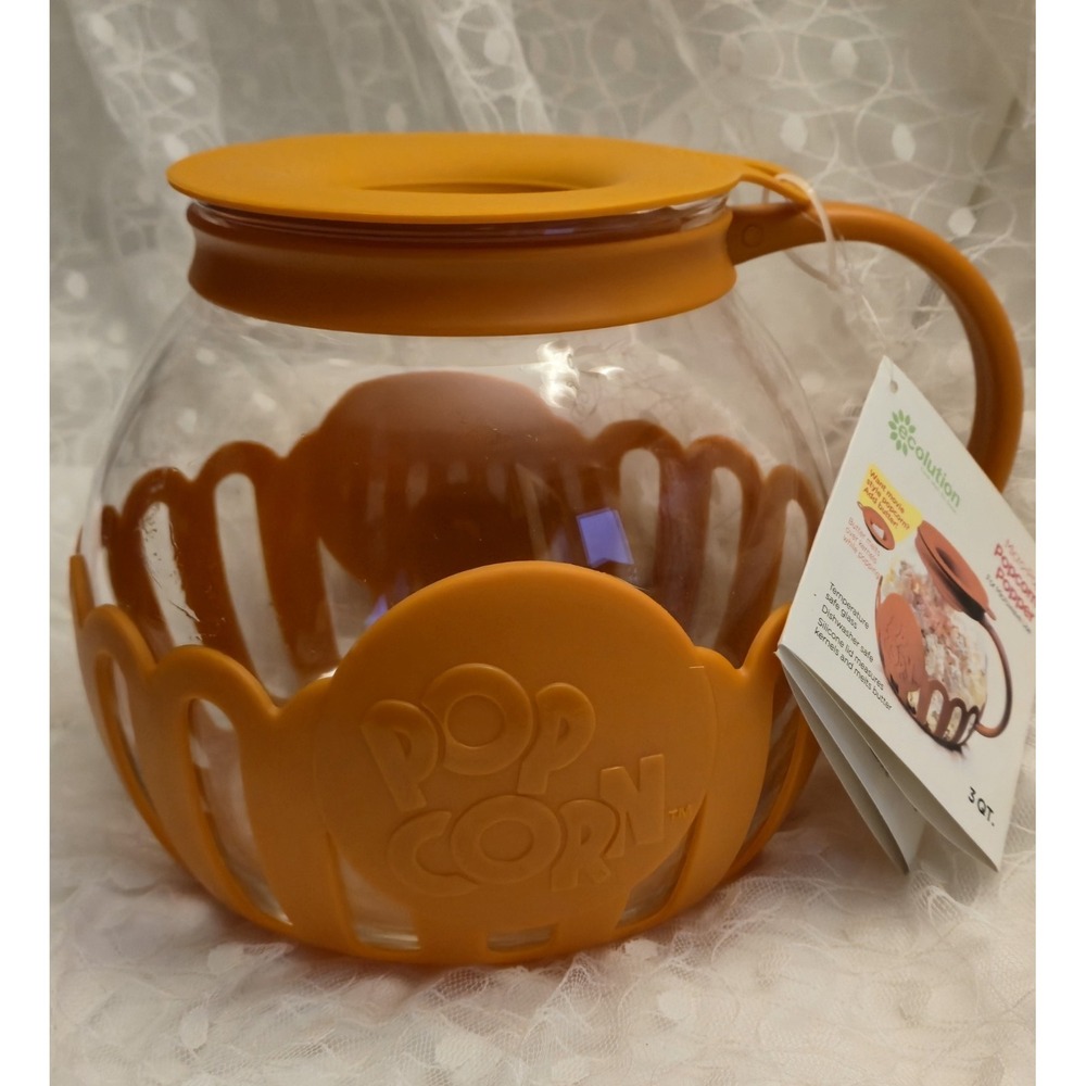 Ecolution Patented Micro-Pop Microwave Popcorn Popper